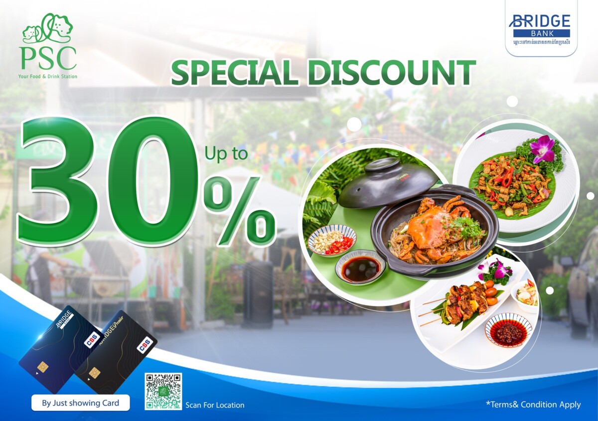 Received 30% off at Pailin Shines Co.,LTD