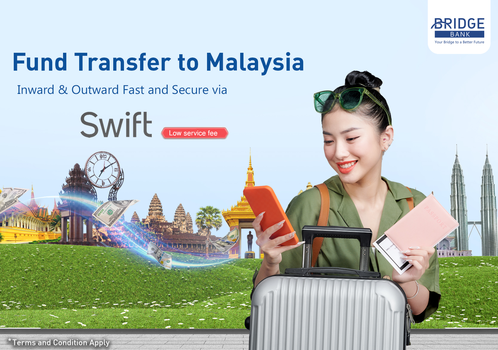 Received and Transfer Money to Malaysia with special offer now!